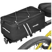 Resim Youmex 7009 Numaralı Poliester Siyah Bisiklet Rak Torbası, Yağmurluk Kılıfı İle 7l Hacim, Sürdürülebilir Taşıma Çok Renkli 