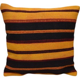 Resim Zehra Abla Halı Yeni El Dokuma Dekoratif Kilim Kırlent Yastık Kılıfı 6033 