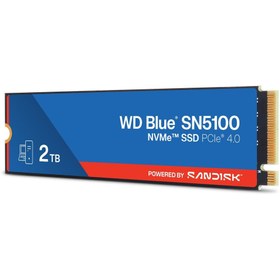 Resim WD Blue SN5100 2TB WDS200T5B0E 7100/6700MB/s PCIe Gen 4.0 M.2 2280 NVMe SSD 