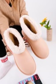 Resim Muggo FROSTY Kadın Kürklü Yağmur Ve Kar Botu 