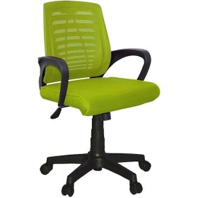Resim Türksit Karizma File Çalişma Koltuğu Plastik Ayak Yeşil 