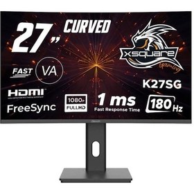 Resim Dexim 27" Dmt008 Fhd 180hz 1ms Hdmı+dp K27sg Freesync Adaptive Sync Curved Va Gaming Pivot Monitör 