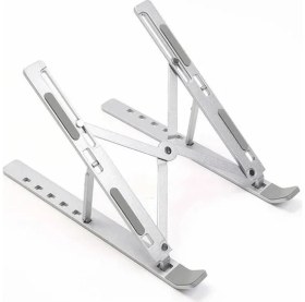 Resim Alüminyum Katlanabilir Laptop Standı, Ergonomik Yükseklik Ayarı 