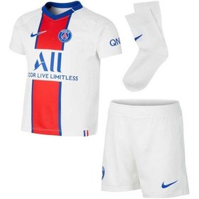 Resim Nike Paris Saint Germain Ss Away 2020/21 Bebek Form Takımı Cd4609 Beyaz 
