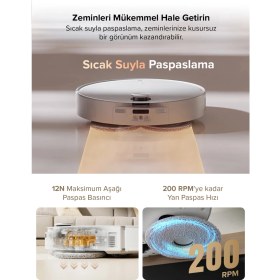 Resim Qrevo Curvx Akılı Robot Süpürge Beyaz 