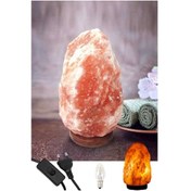 Resim 2 Adet 4-6 Kg Himalaya Kaya Tuzu Lambası Açma Kapama Düğmeli Özel Seçilmiş 