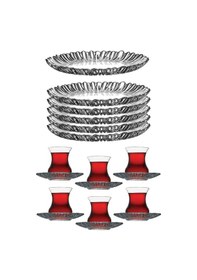 Resim Paşabahçe Aurora 18 Parça Çay Pasta Seti 