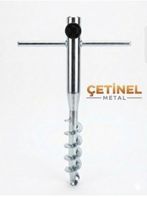 Resim ÇETİNEL METAL Plaj Şemsiye Sabitleme Plaj Şemsiyesi Kazigi Kilidi 