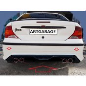 Resim Focus 1 Sedan Custom Arka Tampon Eki-fiberglass-boyasız 