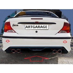 Resim Focus 1 Sedan Custom Arka Tampon Eki-fiberglass-boyasız 