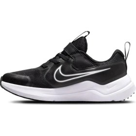 Resim Nike Cosmic Runner Çocuk Koşu Ayakkabısı Siyah - Beyaz Eva Tabanlı Erkek Çocuk İçin Cırtlı 