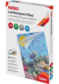 Resim Genel Markalar Laminasyon Filmi Parlak 125 Mikron A4 100'LÜ 