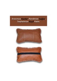 Resim Peugeot 508 Oto Koltuk Boyun Yastığı Taba Renk 2 Adetı1991 