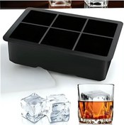 Resim Genel Markalar BUFFER® 6'lı XL Küp Şeklinde Silikon Kolay Çıkabilen Buz Kalıbı 