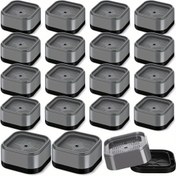 Resim 16 Adet Ağır Hizmet Tipi Ayarlanabilir Mobilya Kaldırıcıları - 3.51cm Yığılabilir Yatak & Masa Bacak Yükselticileri, Kaymaz Tutuş, Yatak, Masa, Sandalye, Koltuk, K 