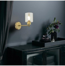 Resim Geneva Eskitme Duvar Lambası Yatak Odası-Yatak Başı-Banyo İçin Modern Aplik Eskitme 