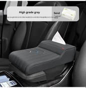 Resim Dashanshop Gri 3 Lü Fonksiyonel Konsol Dayama Kolçak Yükseltici Minder Ve Peçetelik 