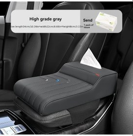 Resim Chuangyinshop Gri 3 Lü Fonksiyonel Konsol Dayama Kolçak Yükseltici Ve Mendillik 