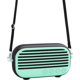 Resim New Rixing NR-3000M Taşınabilir Karaoke Kablosuz Bluetooth Hoparlör Yeşil (Yurt Dışından) 