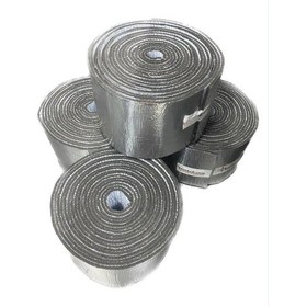 Resim Kauçuk Bant Oto Ses Yalıtımı 6mm Alüminyum Folyolu 20 Cm X 10 Metre 