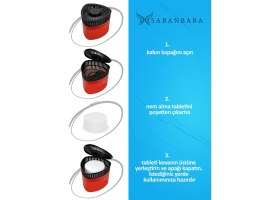 Resim Üçgen Kırmızı Meyveler Nem Alıcılı Ve Rutubet Giderici Aparat 500 gr 