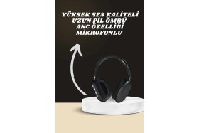 Resim Nuveden Ieg™ Kulak Üstü Kulaklık Pro9 ve Yeni Nesil Akıllı Saat Android ve Ios Uyumlu Anc Özelliği 