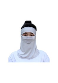 Resim Youmex Yaz Güneş Koruyucu Yüz Kalkanı Esnek, Nefes Alabilir Ve Cilt Dostu Tam Koruma Gri 