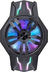 Resim Tignapoo S1-3030 Yarı İletken Cep Telefonu Soğutucu RGB Cep Telefonu Radyatörü Mini Akıllı Telefon Soğutma Fanı Oyun için Düşük Gürültü Film Canlı Akış Vlog Desteği 68-93mm Geniş Telefonlar 