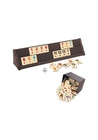 Resim Star Vip Ahşap Okey Takımı Koyu Renk 