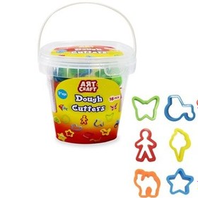 Resim Hamur Kalıpları 16 Parça - Oyun Hamuru Seti - Hamur Setleri - Hamur Kalıpları - Kalıp Seti Renkli 