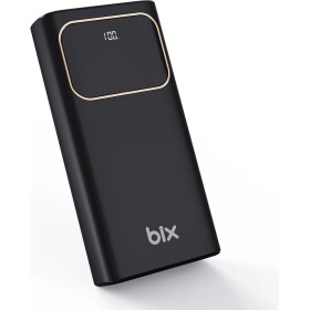 Resim Bix PB303 30000MAH 60W 2*usb ve Type-C Pd Çıkışlı Hızlı Şarj Destekli LED Göstergeli Powerbank Siyah 