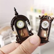 Resim Miniature Vintage Alaşımlı Saat Bebek Evi Aksesuarı, Avrupa Tarzı Retro Süs, Gerçekçi Kil Model Dekor, Miniature Koleksiyonluk, Bebek Evi Dekorasyonları 