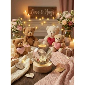 Resim Mik Store Ayıcık Tasarımlı Dekoratif Masa Lambası 