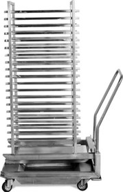 Resim Empero EMP.TA-16.Y Tepsi Taşıma Arabası ve Tepsi Kiti 32 GN-1/1 