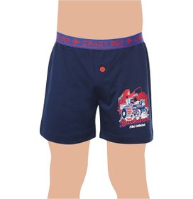 Resim Tutku 6'lı Erkek Çocuk Elastan Baskılı Boxer Kombin 0253 Kombin 
