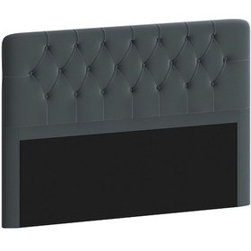 Resim Mobpazar Manolya Kumaş Baza Başlığı Gri 150 Cm 