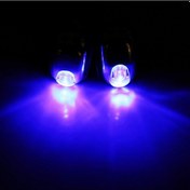 Resim Sones Araba Silecek Püskürtücü Sprey Dekoratif Lamba Led Kaput Sprey Işıkları Mavi 