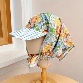 Resim Fransız Vintage Turban Şapkası İlkbahar/Yaz Dış Mekan Giyimi için 