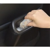 Resim Büro Ev Ofis Arabası İçin Araç İçi Siyah Kapaklı Organizer Oto Çöp Kutusu 