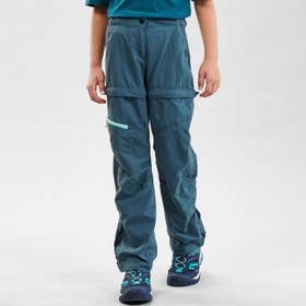 Resim Çocuk Modüler Outdoor Pantolon - 7 / 15 Yaş - Turkuaz - MH500 