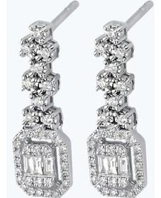 Resim Altınbaş Pırlanta Baget Küpe Eeh686-8k 