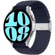 Resim Samsung Uyumlu Gear S3 Frontier-classic Likralı Örgü Kayış Akıllı Saat Kordonu 