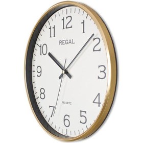 Resim Regal 0250Gı Sessiz Akar Saniyeli 30Cm Duvar Saati 