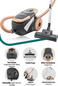 Resim GoldMaster Pc-3215 Pro Cyclone Cyclone Plus Toz Torbasız Elektrikli Süpürge 