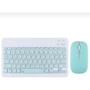 Resim Nikadu Samsung Galaxy Tab S6 Lite P610 P615 P617 Uyumlu Kablosuz Bluetooth Klavye Mouse+set 