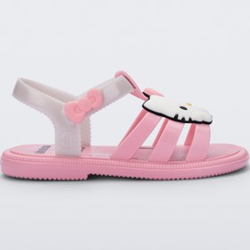 Resim Mini Melissa Hip + Hello Kitty Pembe Kız Bebek & Çocuk Sandaleti | 22-30 Numara | Melflex® Vegan | İkonik Kokulu - 2 