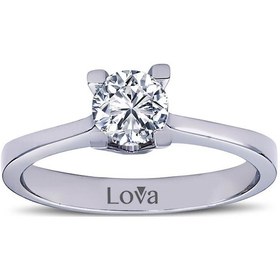Resim Lova G Renk 0,50 Karat Pırlanta Tektaş Yüzük - Hrd - 1050124 