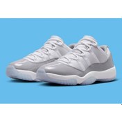 Resim Nike Jordan 11 Retro Low Basketbol Ayakkabısı Gri 