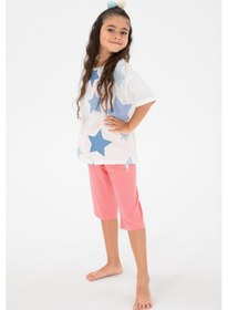 Resim U.s. Polo Assn. Kız Çocuk Krem Pijama Takım 50315466-vr071 KREM 