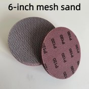 Resim Mirka Pnömatik Zımpara 6 İnç / 150 mm Yuvarlak Ağlı Zımpara Kağıdı - Tıkanmayı Önleyici Ağ Destek, Orta Kum, Ahşap İşleme, Otomotiv ve Yüzey Hazırlığı için Uygun Orbitel Zımparalarla Uyumlu 